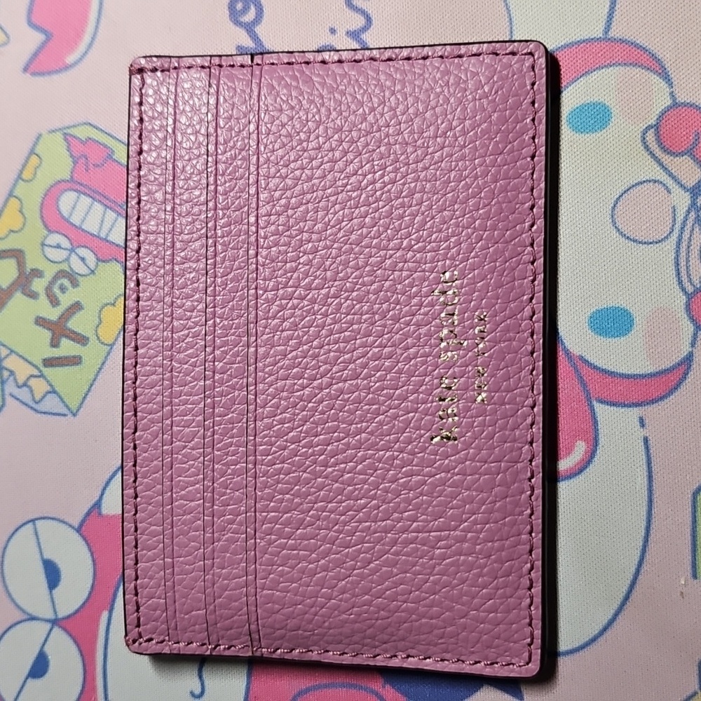 Kate Spade Lavender Leather Card Holder